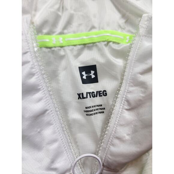 Under Armour XL Sleeveless Windbreaker Hoodie Activewear Gym Athleisure 1351063 - Picture 9 of 16